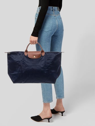 Longchamp Nylon Weekender Bag