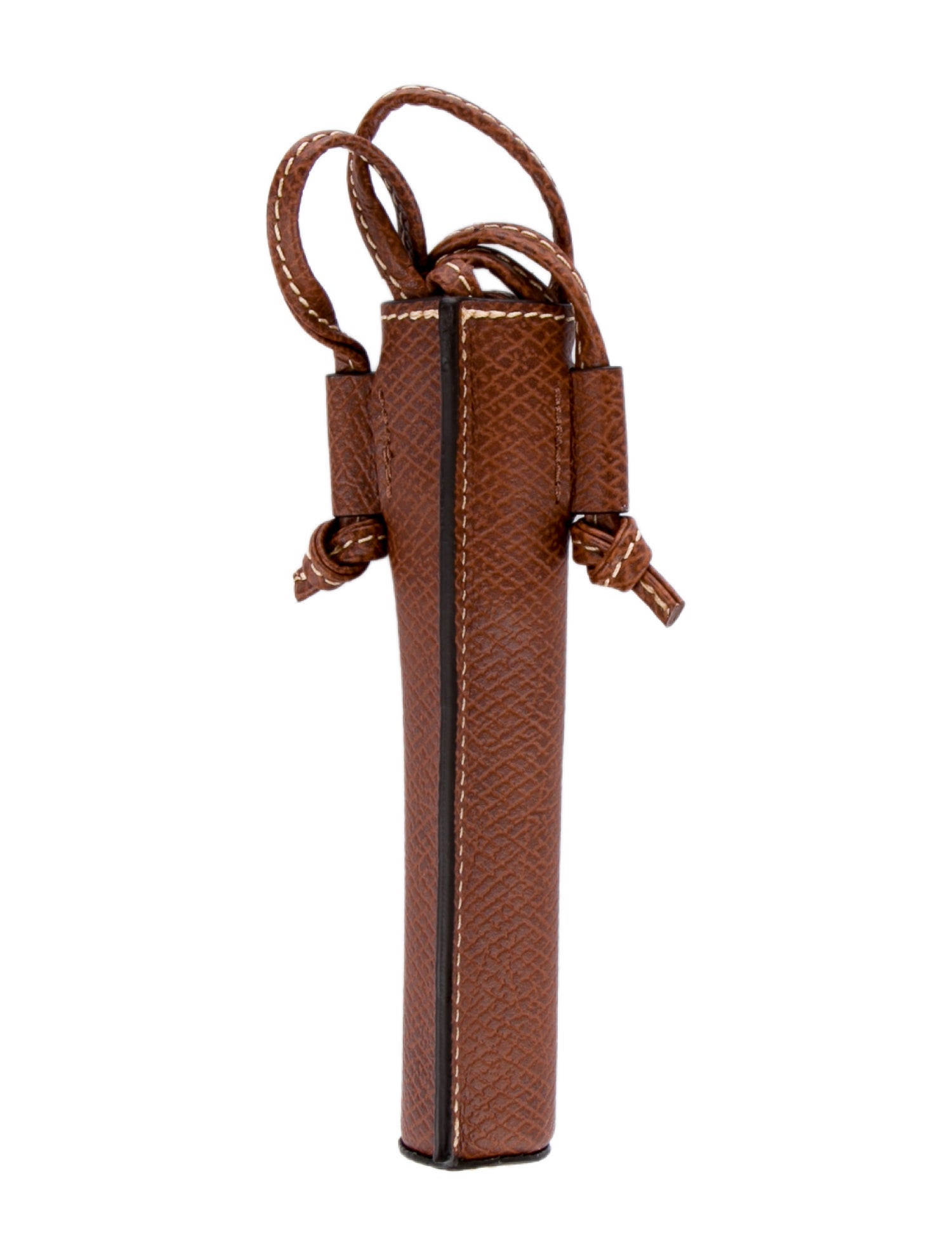 Longchamp Leather Lip Balm Holder