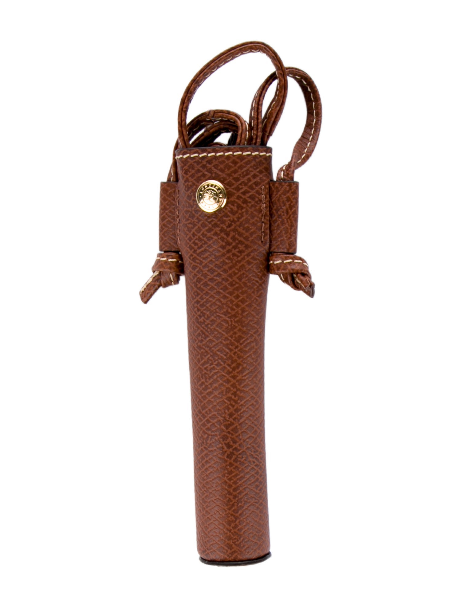 Longchamp Leather Lip Balm Holder