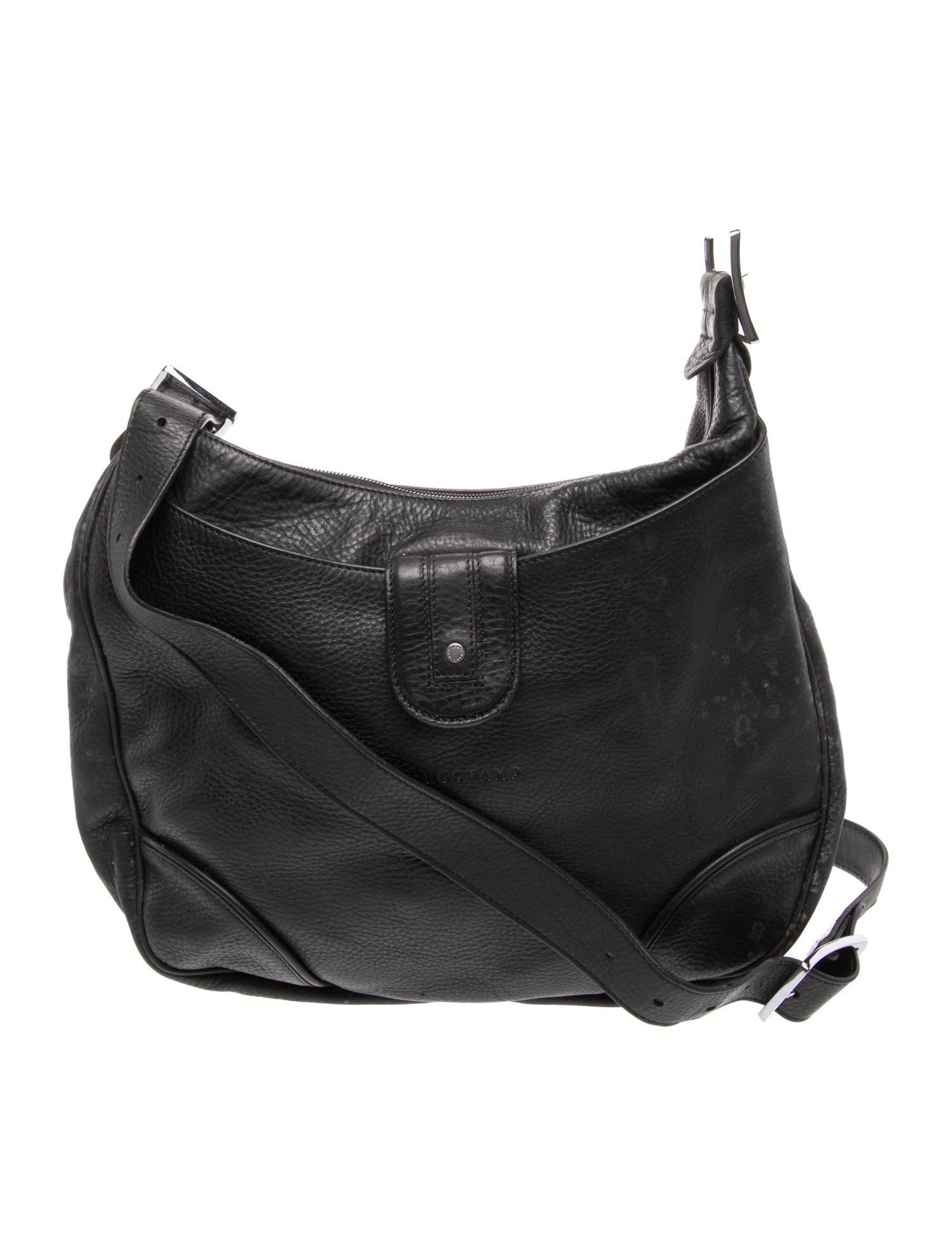 Longchamp Leather Messenger Bag Vintage