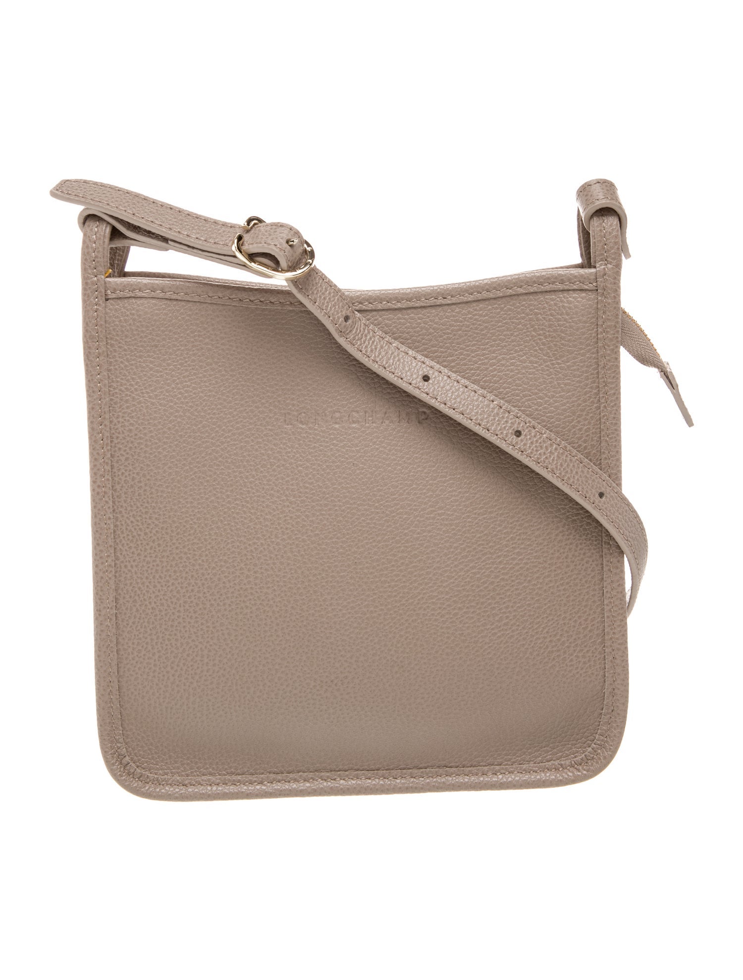 Longchamp Leather Messenger Bag