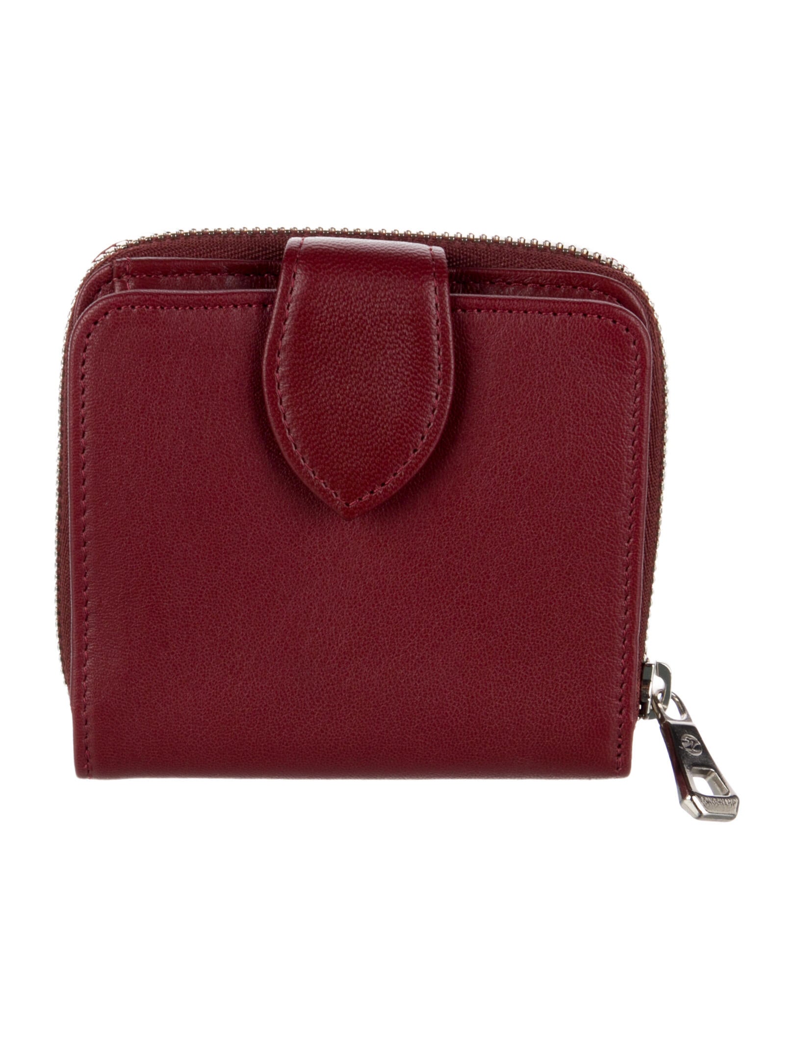 Longchamp Leather Compact Wallet