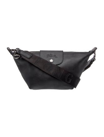 Longchamp Leather Messenger Bag