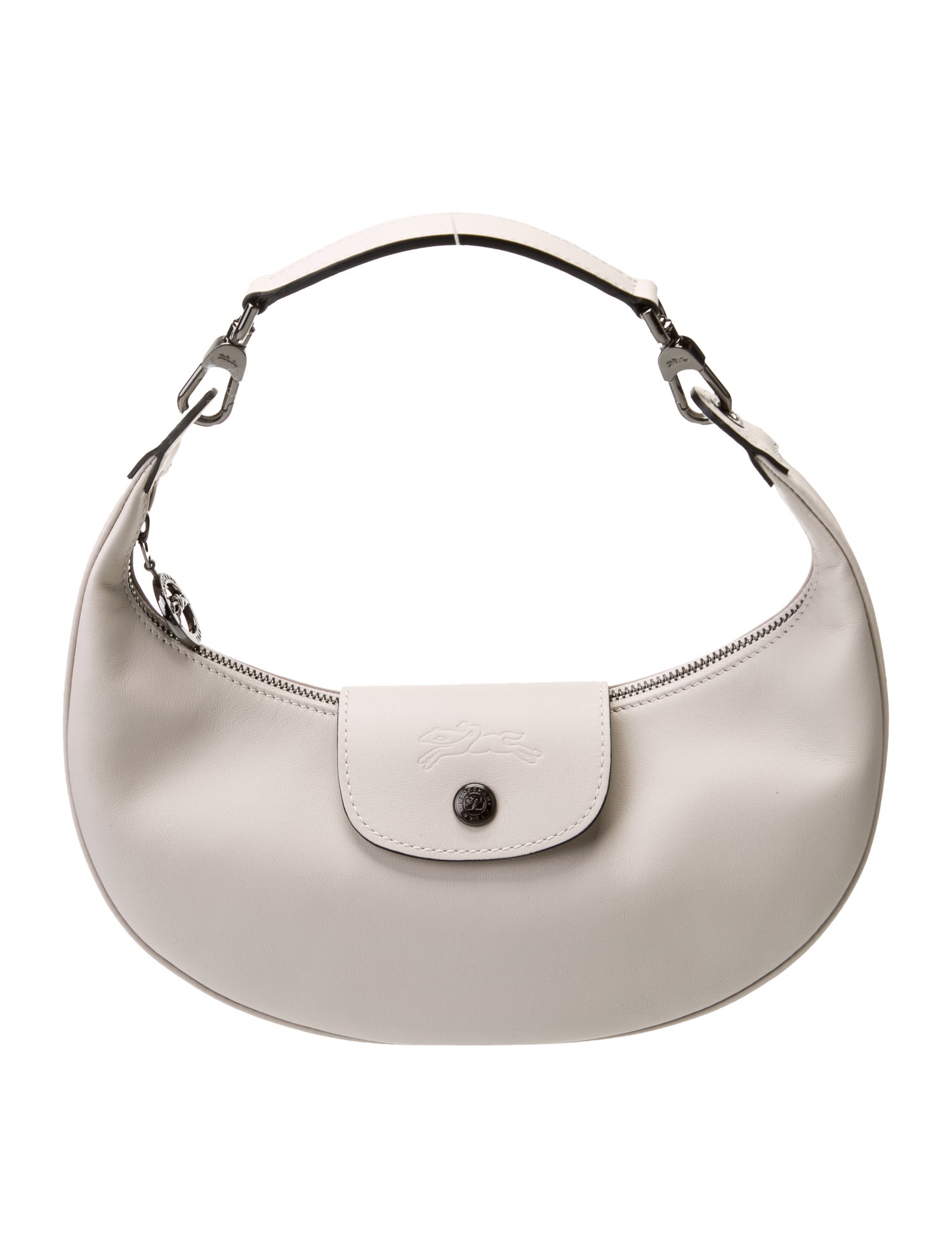 Longchamp Leather Top Handle Bag