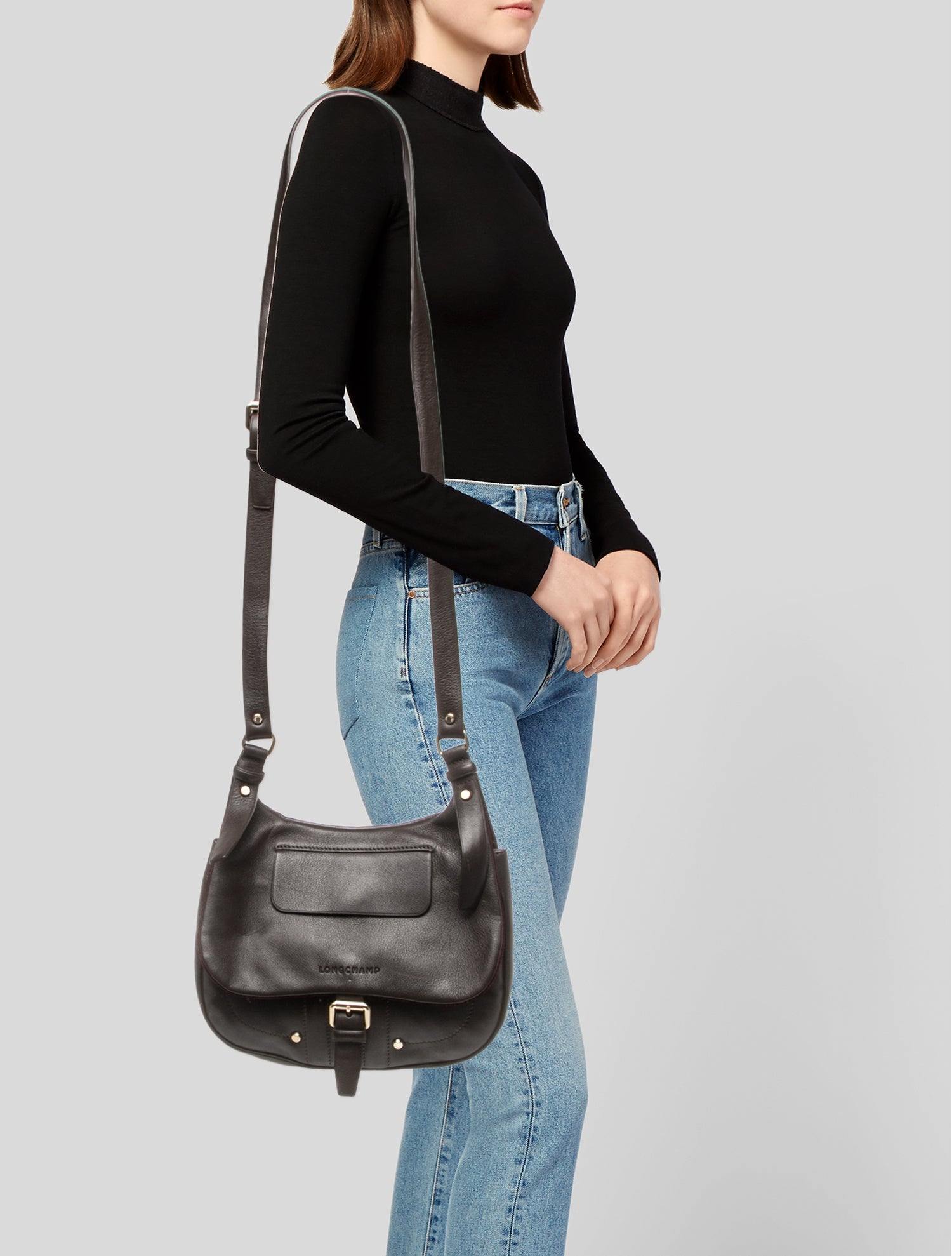 Longchamp Leather Crossbody Bag
