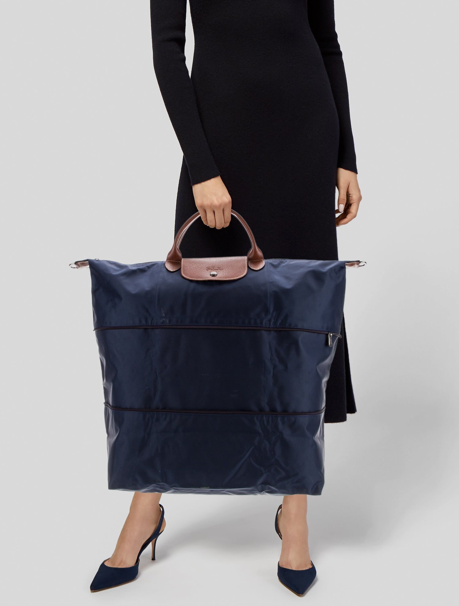 Longchamp Nylon Weekender Bag