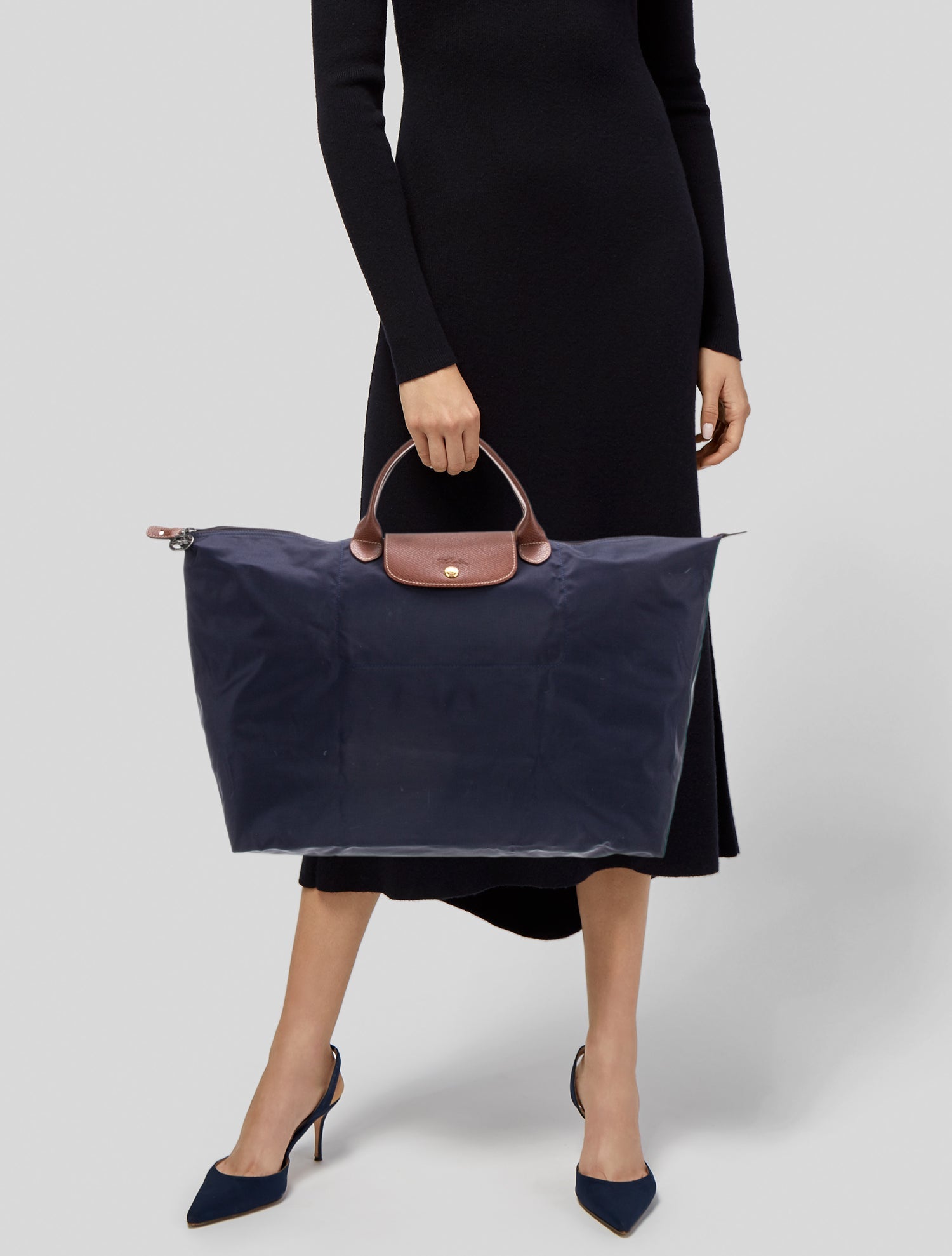 Longchamp Nylon Weekender Bag