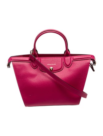 Longchamp Leather Top Handle Bag