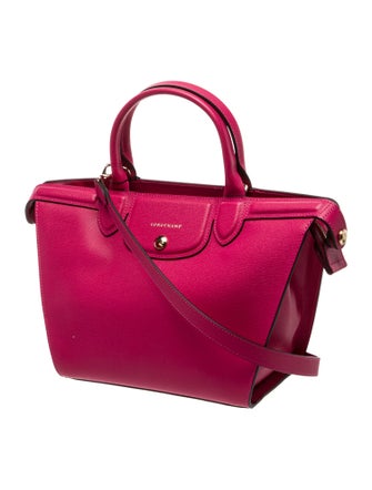 Longchamp Leather Top Handle Bag