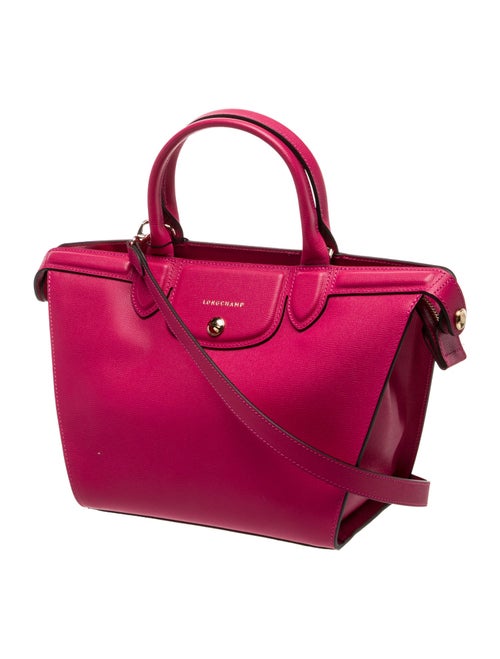 Longchamp Leather Top Handle Bag