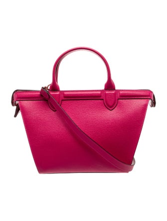 Longchamp Leather Top Handle Bag