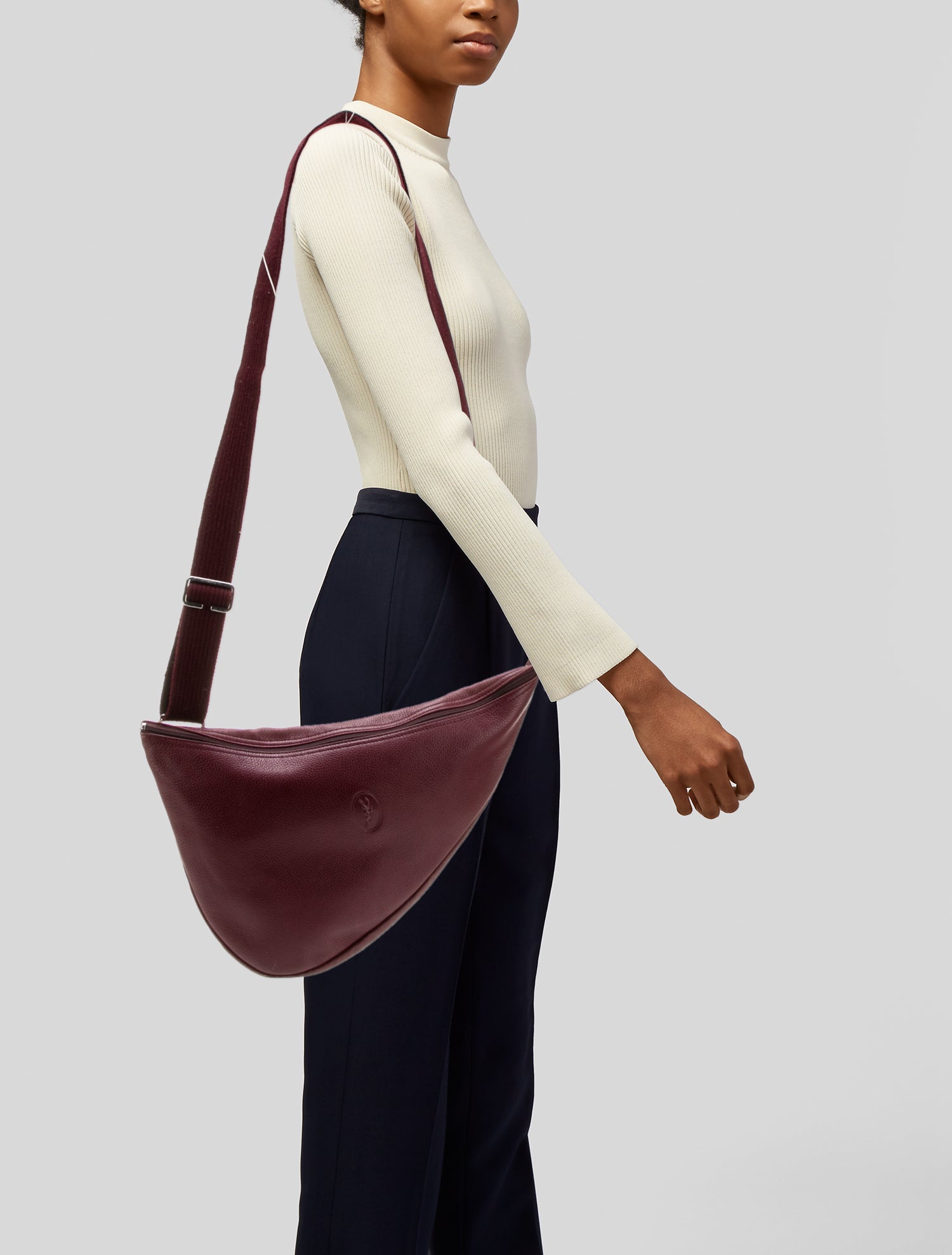 Longchamp Leather Belt Bag Vintage