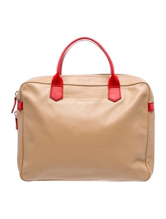 Longchamp Leather Top Handle Bag