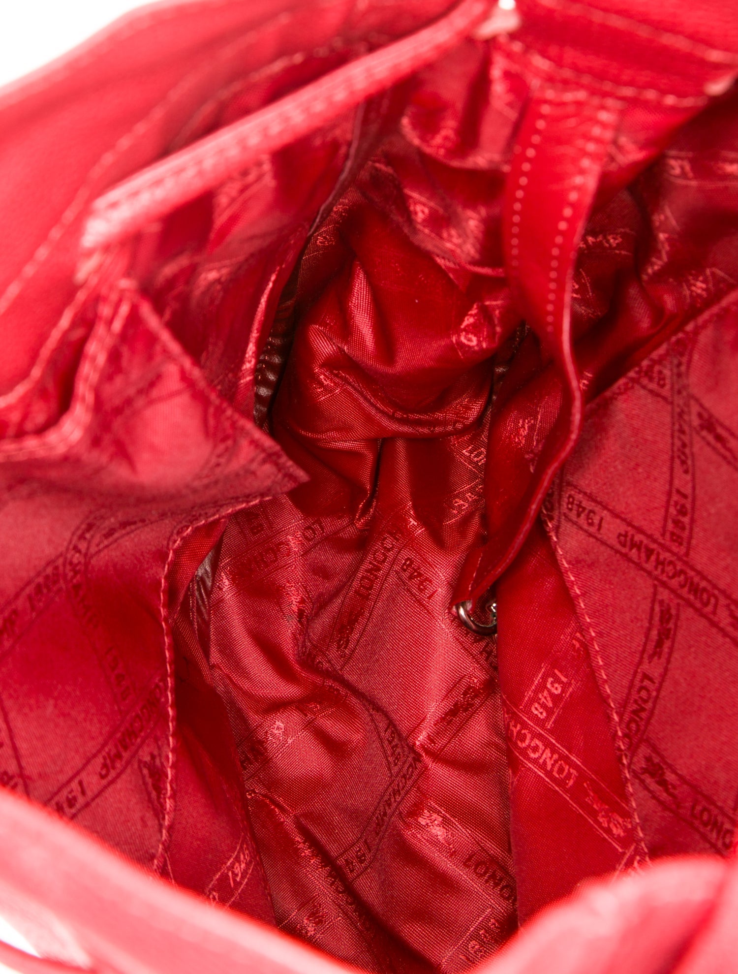 Longchamp Leather Bucket Bag