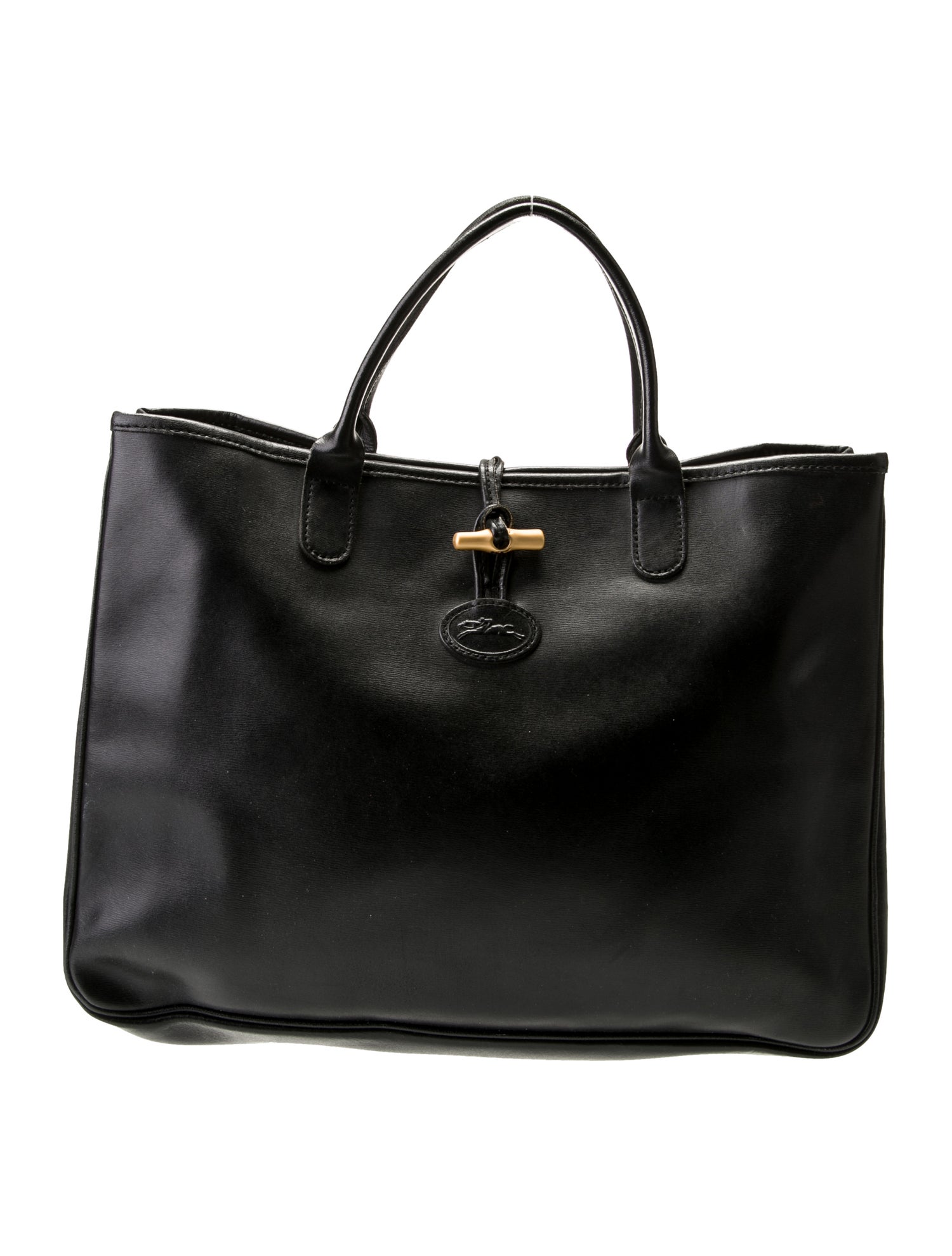 Longchamp Leather Top Handle Bag