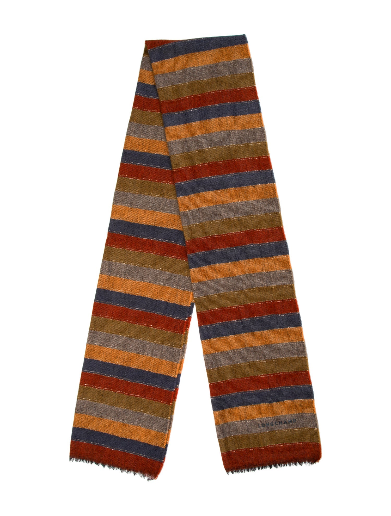 Longchamp Striped Scarf