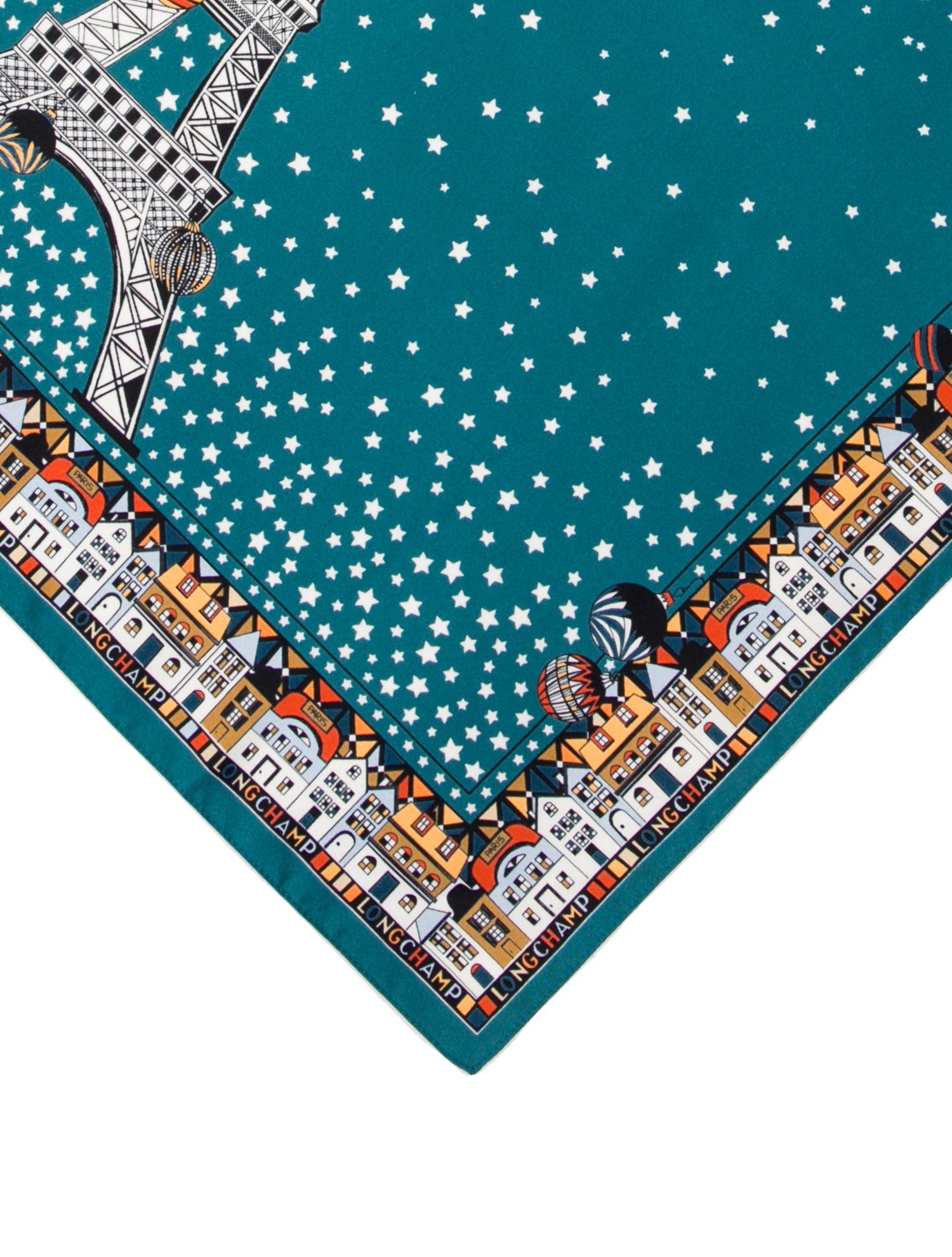 Longchamp Silk Printed Scarf