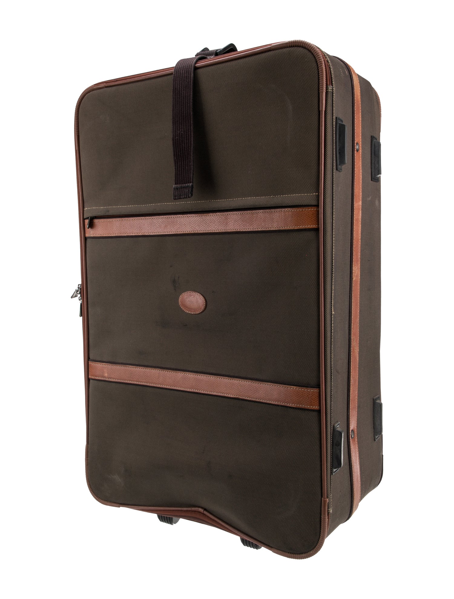 Longchamp Canvas Suitcase Vintage