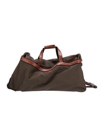 Longchamp Canvas Weekender Bag