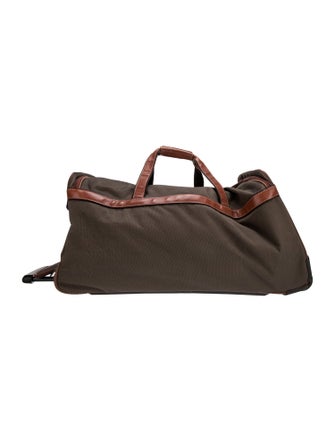 Longchamp Canvas Weekender Bag