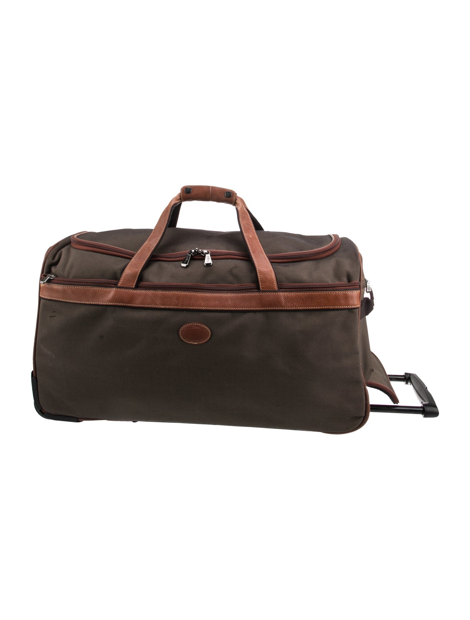 Longchamp Canvas Suitcase Vintage