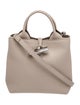 Longchamp Leather Top Handle Bag