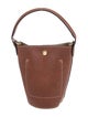 Longchamp Leather Bucket Bag