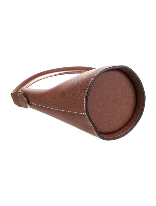 Longchamp Leather Bucket Bag