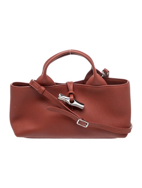 Longchamp Leather Top Handle Bag