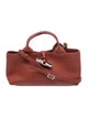 Longchamp Leather Top Handle Bag