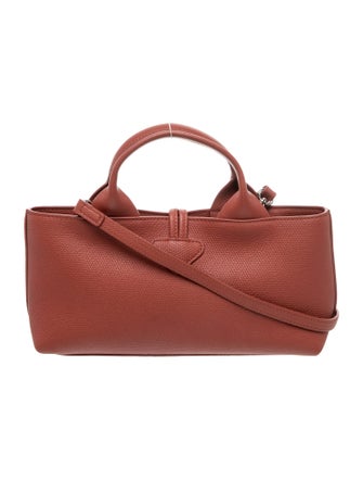 Longchamp Leather Top Handle Bag