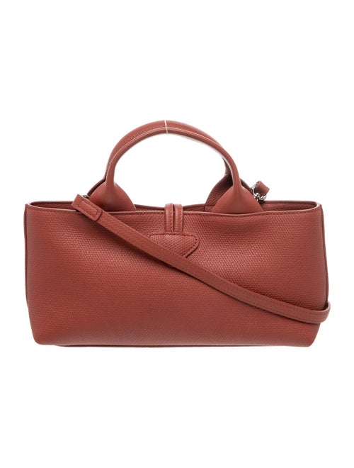 Longchamp Leather Top Handle Bag