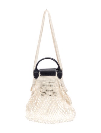 Longchamp Mesh Top Handle Bag