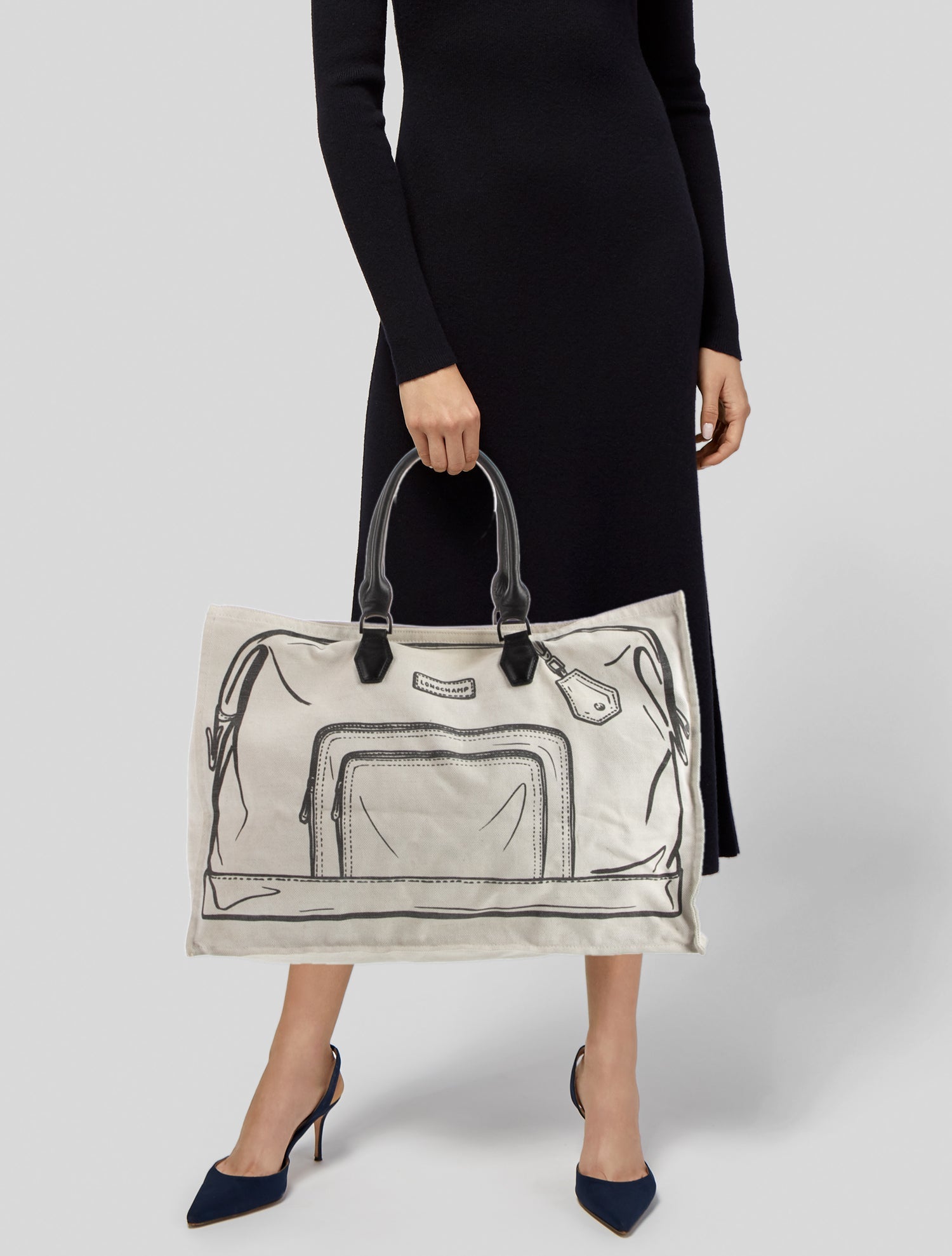 Longchamp Nylon Tote