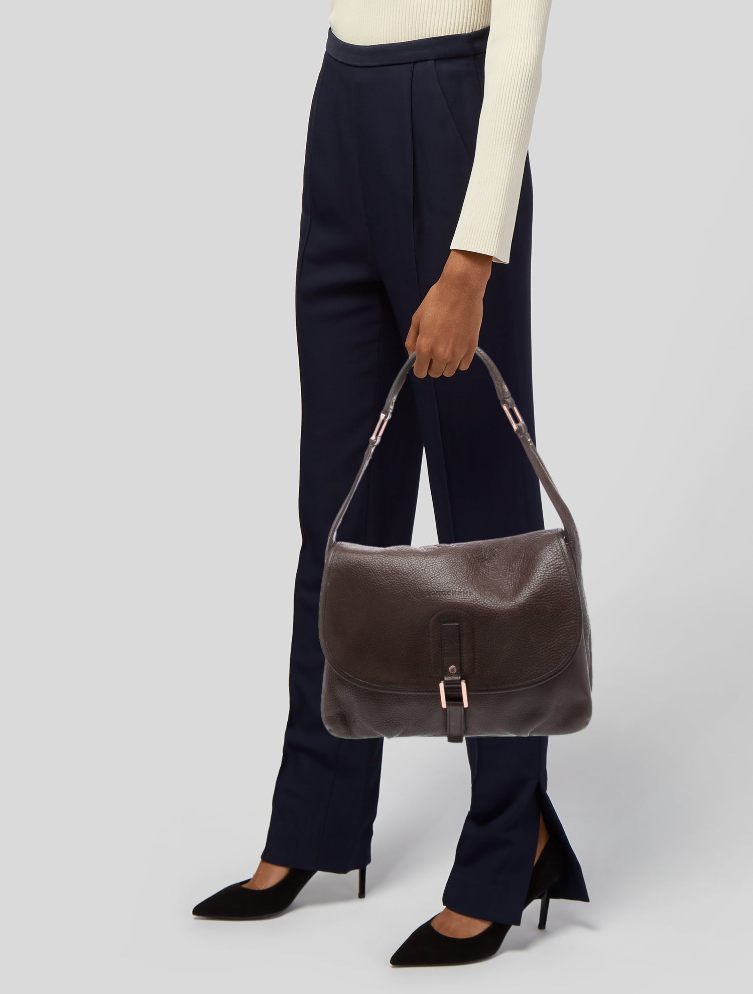 Longchamp Leather Shoulder Bag