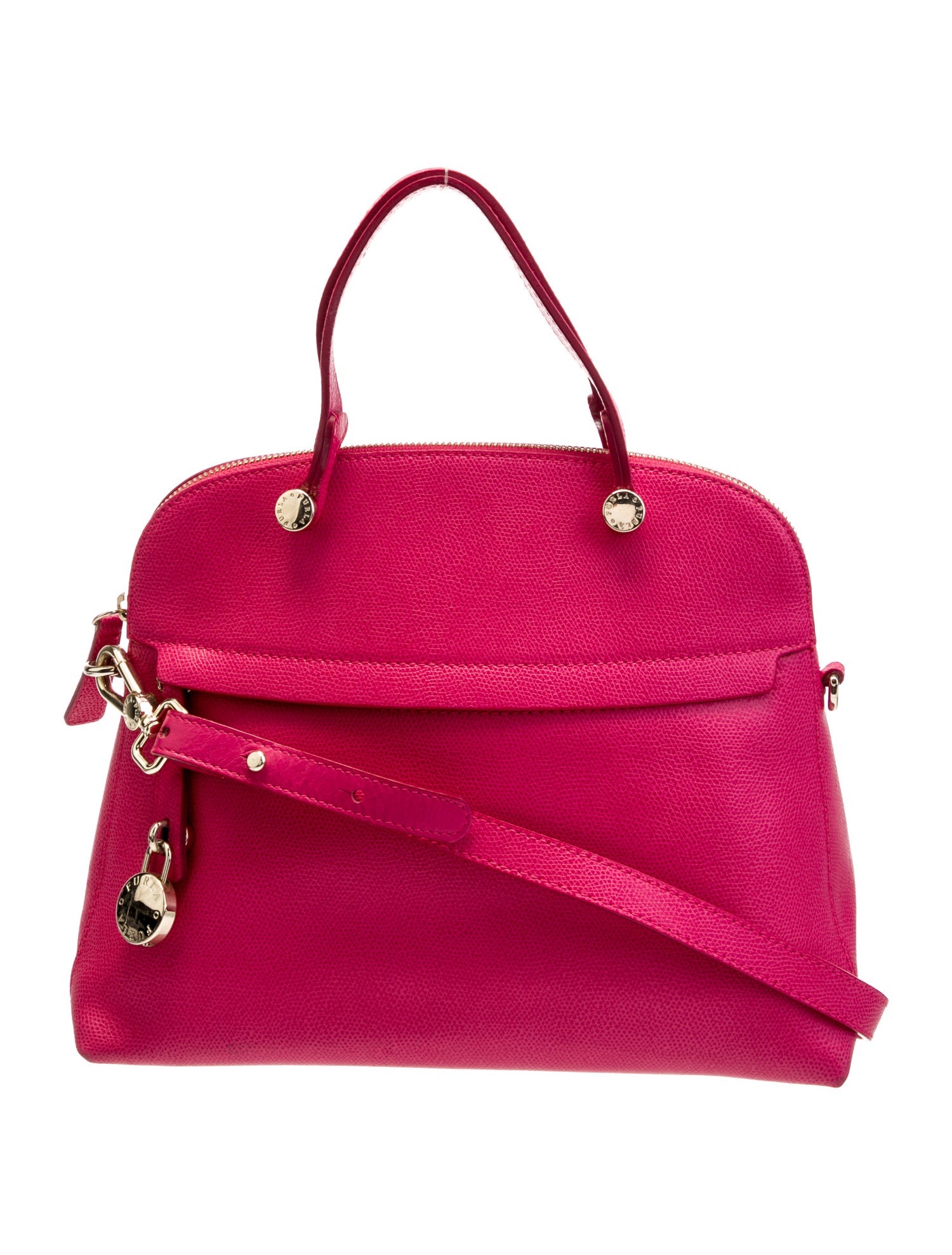 Furla Leather Top Handle Bag