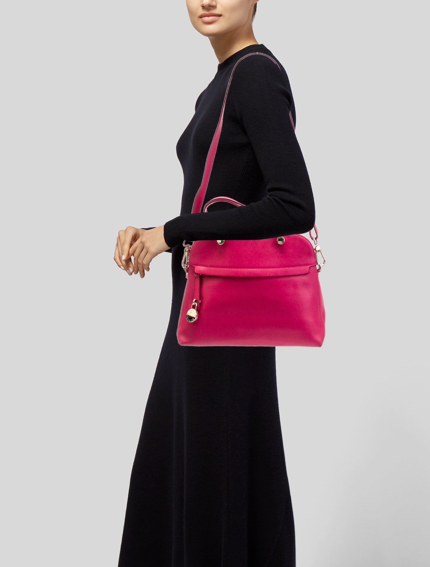 Furla Leather Top Handle Bag