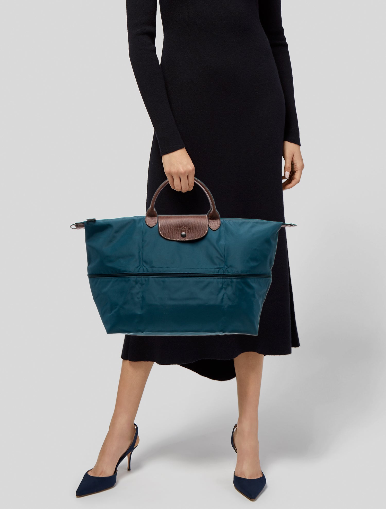 Longchamp Nylon Weekender Bag