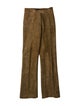 Longchamp Lamb Leather Wide Leg Pants