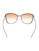 Longchamp Oversize Gradient Sunglasses