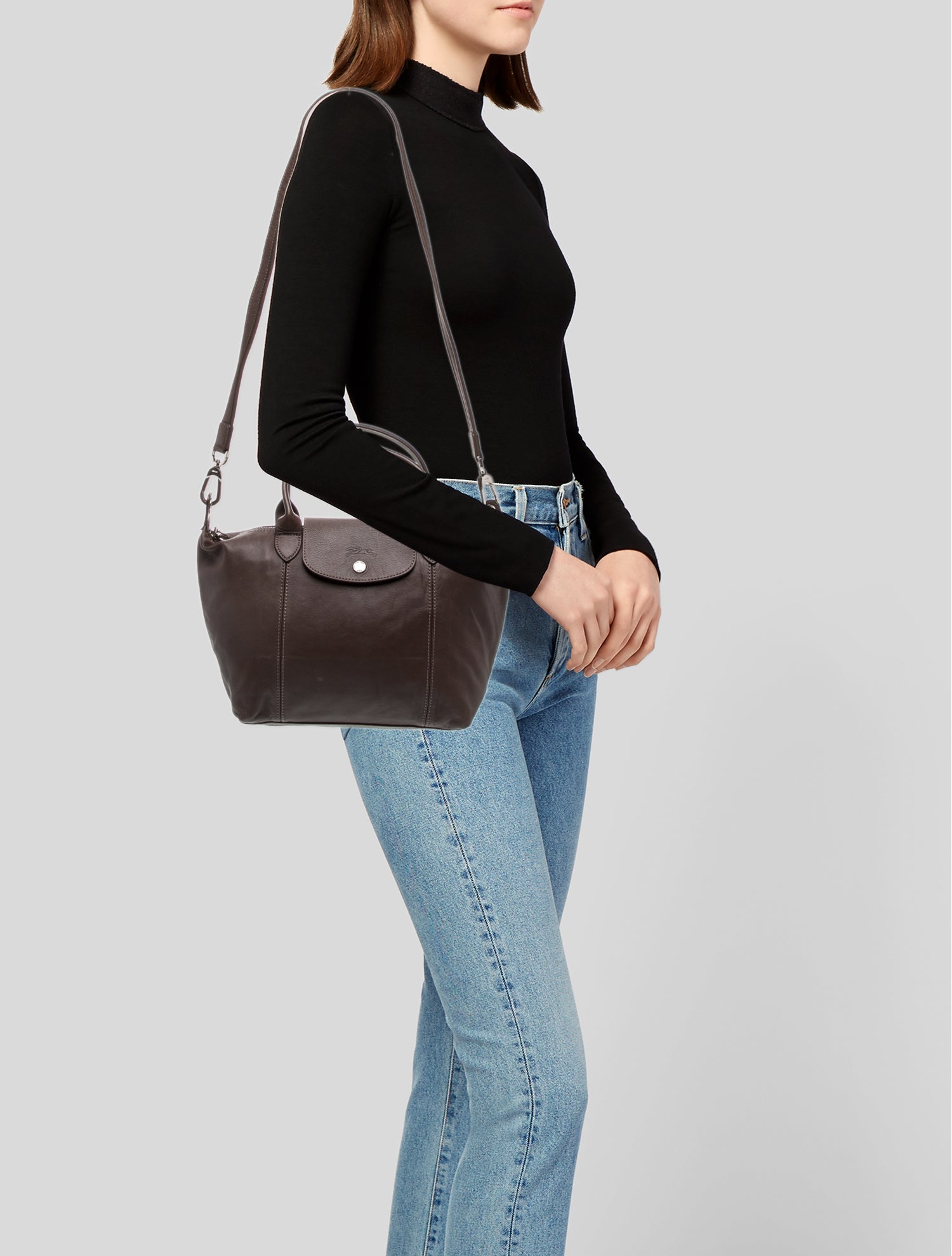 Longchamp Leather Shoulder Bag