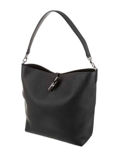 Longchamp Leather Bucket Bag