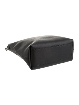 Longchamp Leather Bucket Bag