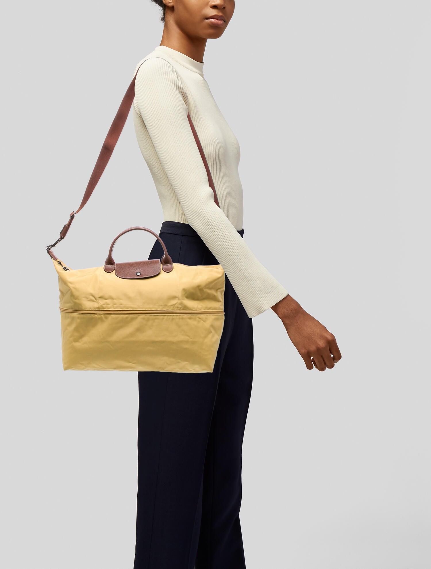 Longchamp Nylon Weekender Bag