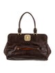 Longchamp Leather Top Handle Bag