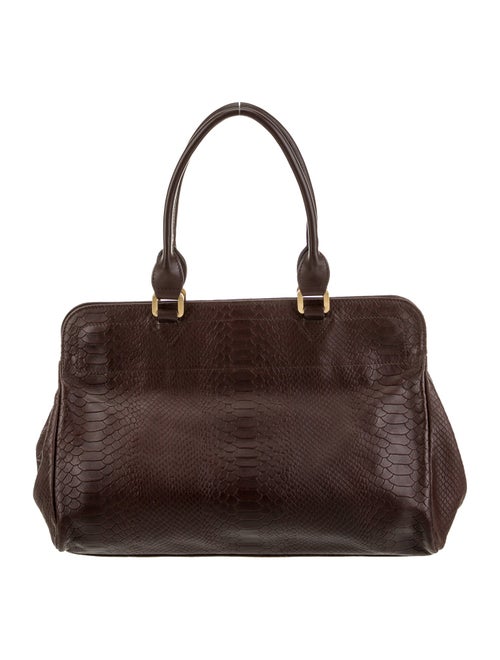 Longchamp Leather Top Handle Bag