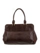 Longchamp Leather Top Handle Bag
