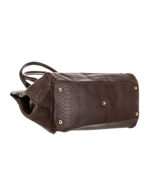 Longchamp Leather Top Handle Bag