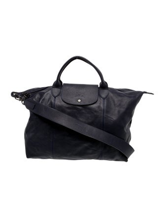 Longchamp Leather Top Handle Bag