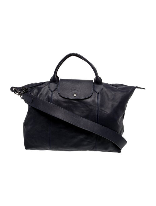 Longchamp Leather Top Handle Bag